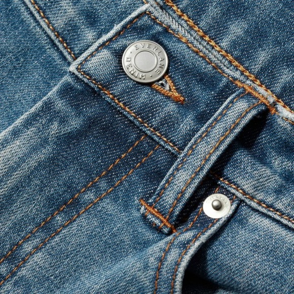 Everlane | High Rise Skinny Ankle Jean Mid Blue 30 - Picture 8 of 8